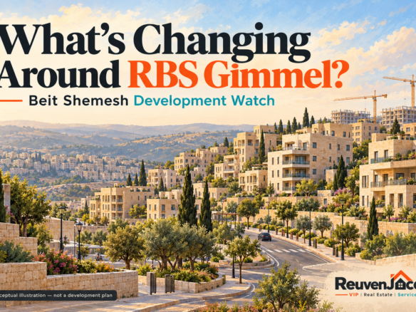 Illustration of cranes and new apartment construction near RBS Gimmel.
